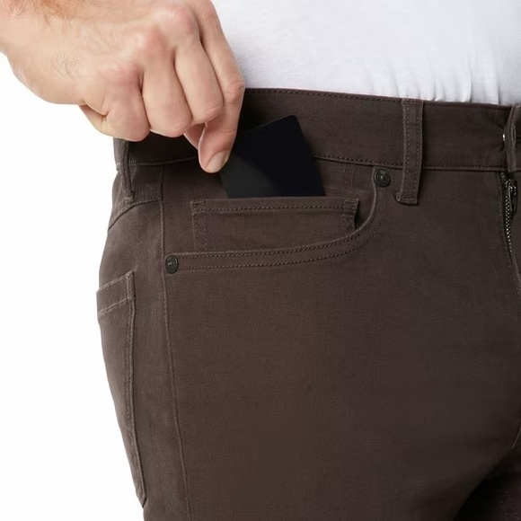 GAP Slim Fit 36x30 5-Pocket Pant Brown - Picture 12 of 13